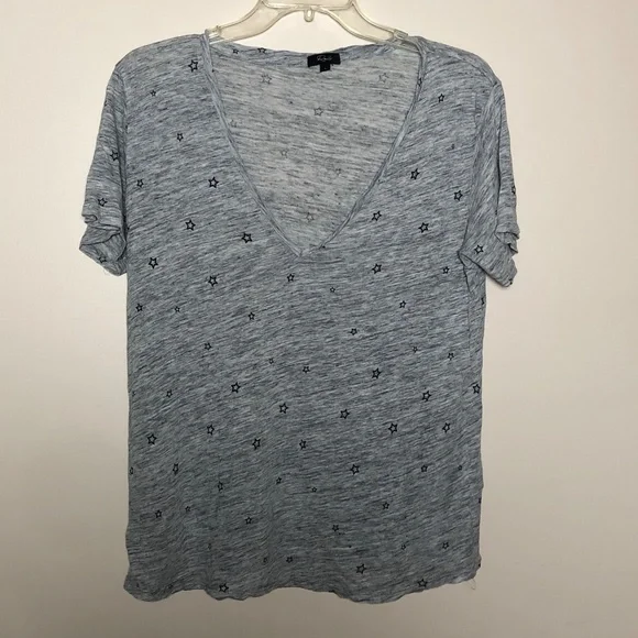 Rails linen blend Star tee size L - Picture 2 of 8